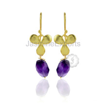 Handmade Amethyst Gemstone 925 Sterling Silver Jewelry Wholesale Supplier for Silver Jewelry